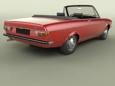 Audi 100 C1 Convertible 3D model