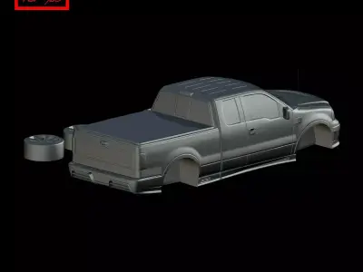 Saleen S331 Supercab 2007 3D print model