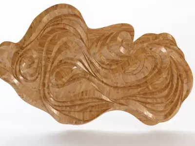 Korakot Aromdee Ties The Knot Wall Art 3D model