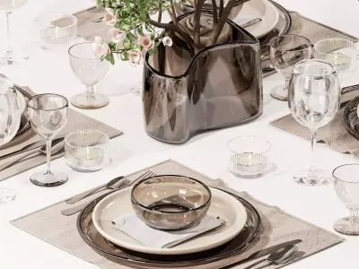 Table setting-H31 3D model