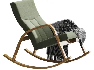 Rocking chair Irsa 3D model