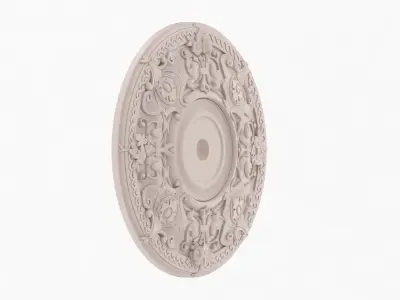 Classic Ceiling Medallion 29 3D model