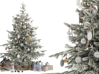  Christmas Set 3D model