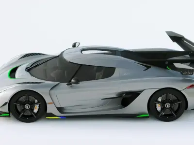Koenigsegg Jesko 2020 3D model