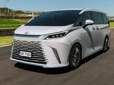 2026 Lexus LM500h 3D model