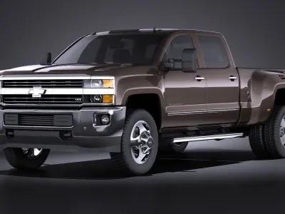 Chevrolet Silverado HD 2015 VRAY 3D model