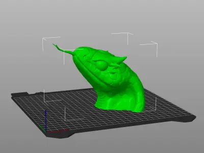 Snake Apophis God   3D print model