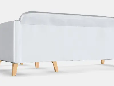 LINANAS 3-seat sofa 3 Low-poly 3D model