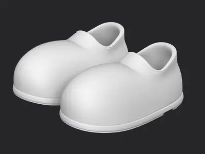 Shoes cartoon 3D model