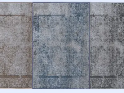 Antique Terms Carpets 3D Model Textures and material 3D model