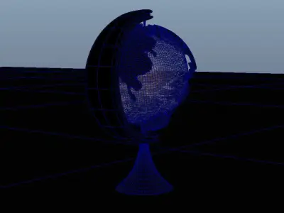 Globe earth amazing 3D model