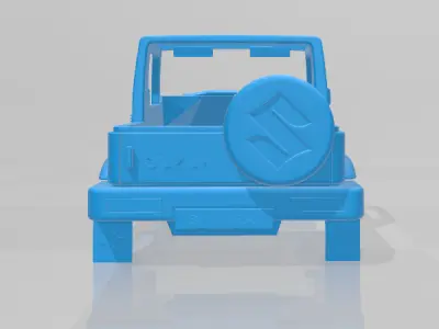 Suzuki Samurai Convertible - Body Car STL Model 3D print model