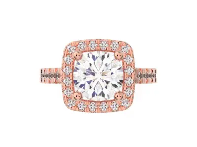 Engagement diamond ring 3D print model purchase