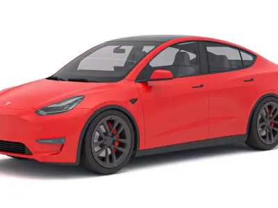 Tesla Y 2024 3D model