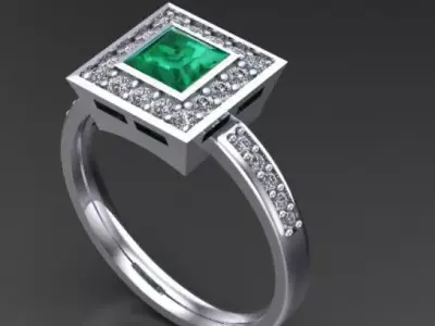 square ring 3D print model