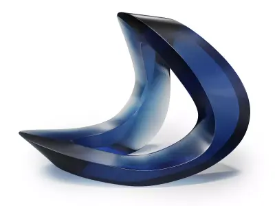 HEIKE BRACHLOW Aphelion 2018 glass sculpture 3D model