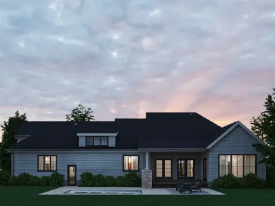  Residential-Building-vol-01-Plan Low-poly 3D model