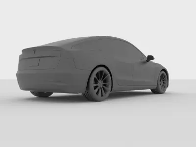 Tesla Model 3 Ready to Print 3D print model