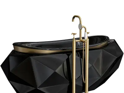 Diamond Bathtub 3D model