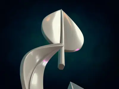 Five Leaves 3D print model