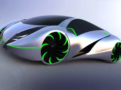 Lotus futuristic car design 3D print model