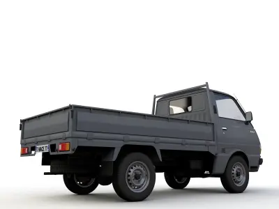Toyota Hiace Pickup Truck 1977 3D model