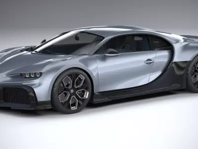 Bugatti Chiron Profilee 2022 3D model