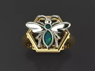 Women Wedding Engagement Ring 67 3D print model