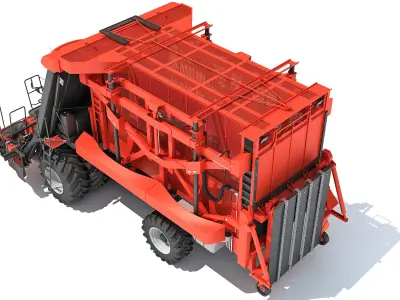 Cotton Picker 3D model