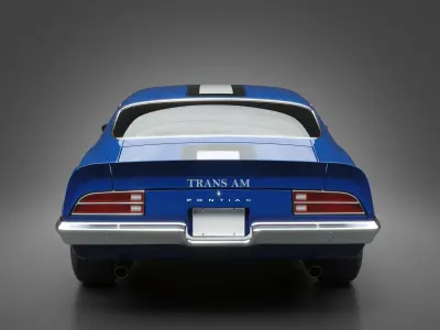 1971 Pontiac Firebird TransAm 3D model