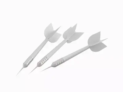 Dart 01 Low-poly 3D model