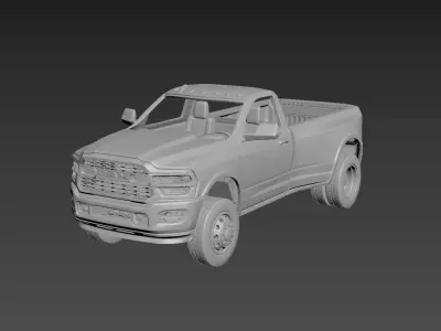 Dodge Ram 3500 2020 Regular Cab 3D print model