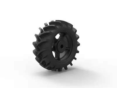 Offroad wheel 27 3D print model