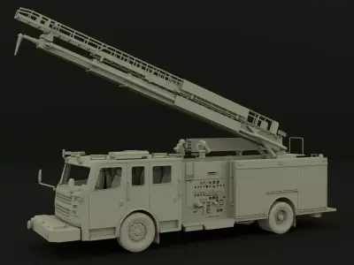 Firetruck Roadrunner 3D model