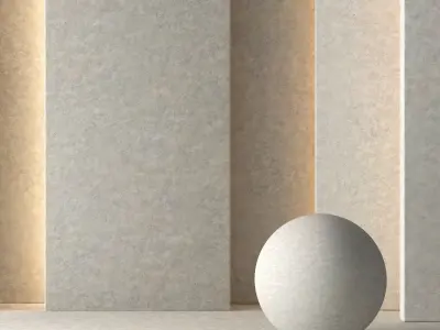 2 Plaster Concrete Material 8K -Seamless - Tileable-DrCG No 61 3D model