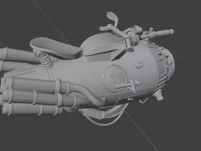 bike-cyberpunk 3D model