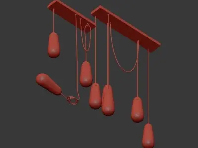 LARIAT SCONCE 5 Apparatus Studio 3D model