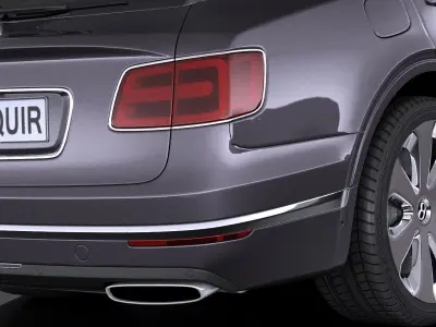 Bentley Bentayga Mulliner 2018 3D model