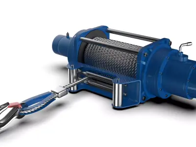 Winch 3D model