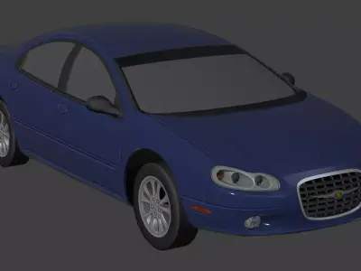 2004 Chrysler Concorde Limited Low-poly 3D model