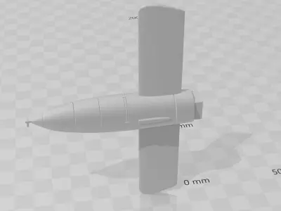 German V1 Missile FIesler Fi103 3D print model