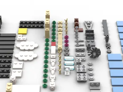 TwindBricks3D - 40651 Australia Postcard 3D print model