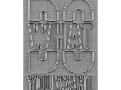 Do What You Want Neon Sign 3D model