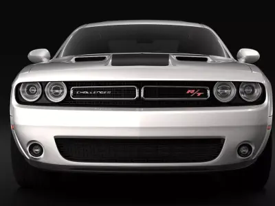 Dodge Challenger RT Widebody 2017 3D model