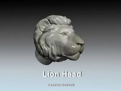 Lion Head 3D print model