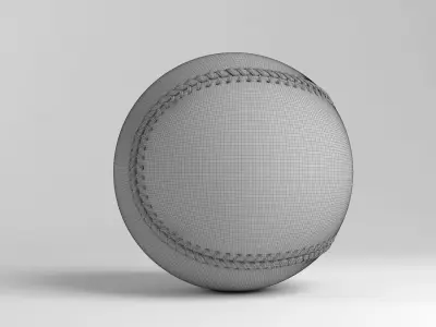 base ball 3D model 3D model