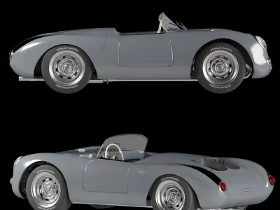 Porsche Spyder 550 3D model