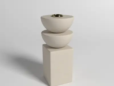 HnM decor set 3D model