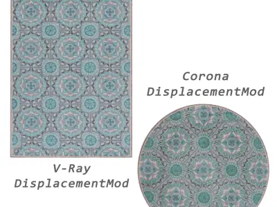 Rugs No 735 Low-poly 3D model