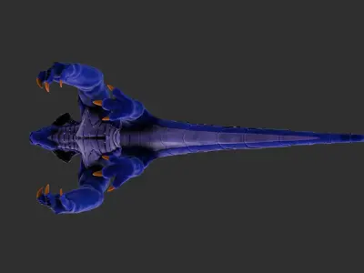 Dark Baronto Low-poly 3D model